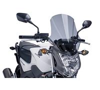 Puig 6361H Cupolino Touring Plus extra alto e aerodinamico in acrilico ad alto impatto con profilo arrotondato che massimizza protezione e comfort in viaggio, Fumé