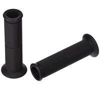 Puig 6406N Manopole con inserto in alluminio anodizzato e gomma antiscivolo che migliorano presa, controllo e comfort durante la guida, Nero