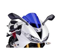 Puig 6498A Cupolino Z-Racing aerodinamico e sportivo in acrilico da 3 mm con doppia altezza e canali laterali che migliorano protezione e stabilità, Blu