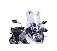 Puig 6504W Cupolino Touring Con Visiera visiera regolabile, Trasparente