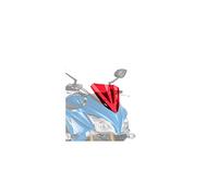 Puig 7639R Cupolino Sport compatto e aerodinamico in acrilico ad alto impatto con profilo arrotondato e design sportivo che migliora protezione e visibilità, Rosso