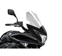 Puig 7642W Cupolino Z-Racing aerodinamico e sportivo in acrilico da 3 mm con doppia altezza e canali laterali che migliorano protezione e stabilità, Trasparente