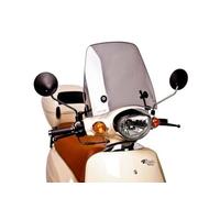 Puig 8449H Urban parabrezza per scooter di maggiore altezza con protezione aerodinamica ottimizzata per uso urbano, Fumé
