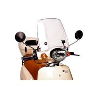 Puig 8449W Urban parabrezza per scooter di maggiore altezza con protezione aerodinamica ottimizzata per uso urbano, Trasparente