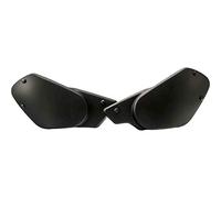Puig 8563J Coperture Laterali Retro Pannelli in ABS e Alluminio per Personalizzare e Proteggere Le Zone Laterali delle Moto Vintage, Nero Opaco