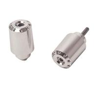 Puig 9008P Contrappesi Manubrio Lunghi alluminio lavorato CNC, Argento