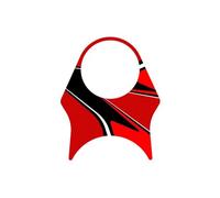 Puig 9078R Protezioni reggisella protezione resistente, rosso