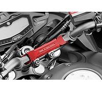 Puig 9256R Rinforzo Manubrio componente lavorato in alluminio per migliorare l’estetica del cockpit e della parte superiore del manubrio, Rosso