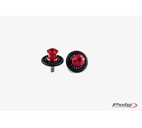 Motoplastic Supporto per cavalletto posteriore Puig Pro 9259 Perni Ø8 Rosso