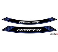 Puig 9293A Strisce adesive ad arco in PVC ad alta resistenza con design largo e finitura durevole per la personalizzazione dei cerchi, Blu