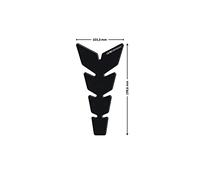 Puig 9304N Adesivi Protezione Serbatoio Modello Leather Nero