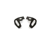 Puig 9325N Kit supporto indicatori originali in acciaio con finitura epossidica per montaggio su portatarga senza modificare i collegamenti, Nero