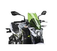 Puig 9369V Naked New Generation Touring touring e aerodinamico in acrilico da 3 mm con presa d’aria centrale che migliora la protezione e riduce le turbolenze, Verde