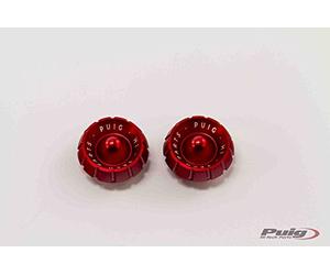 Puig 9420R Contrappesi Manubrio Thruster specifico per modello, Rosso