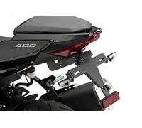 Puig Supporto per portatarga Puig 9629N Nero per Kawasaki Ninja 400 18', Nero, Kawasaki