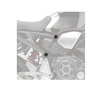 Puig 9809N Tappi Telaio alluminio lavorato CNC, Nero