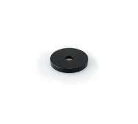 Puig 9582N Retrovisori a contrappeso manubrio in alluminio lavorato con design pieghevole e funzione aerodinamica integrata, Nero