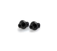 Puig Adattatore Set Pedane Pilota per a Ducati 848 08'-13', Ducati 899 Panigale 14'-15', Nero