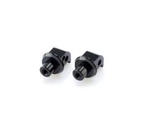 PUIG ADATTATORI POGG. FISSI PASSEGGERO YAMAHA X-MAX 300 2023-2024 NERO