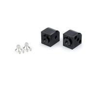 PUIG ADATTATORI POGG. REGOLABILI PASSEGGERO KAWASAKI ZX-2010R 2021-2024 NERO