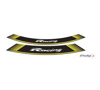 PUIG ADESIVI CERCHI CON LOGO RACING COLORE GIALLO