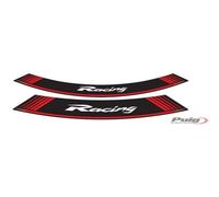 PUIG ADESIVI CERCHI CON LOGO RACING COLORE ROSSO