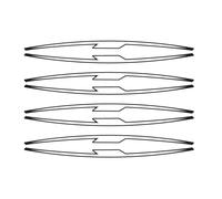 PUIG ADESIVI CERCHI PERFORMANCE BIANCO FLUO - Kit con 16 strisce adesive, proteg