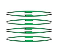 PUIG ADESIVI CERCHI PERFORMANCE VERDE FLUO - Kit con 16 strisce adesive, protegg