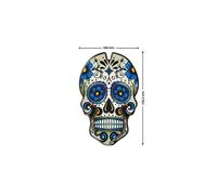 PUIG ADESIVI PROTEZIONE SERBATOIO MODELLO SKULL BLU