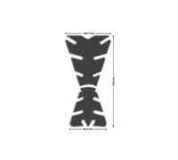 PUIG ADESIVI PROTEZIONE SERBATOIO PERFORMANCE 2 CARBON LOOK 5876C