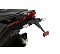 Puig Alluminio Porta Targa Staffa Porta Targa Nero Opaco Honda X-Adv 2021 - 2025