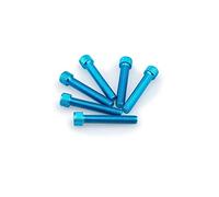 Puig: Blister 6 viti brugola M8 x 45 mm. blu