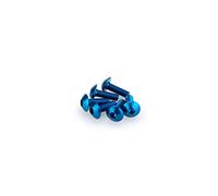 Puig: Blister 6 viti panciuto M5 x 15 mm. blu