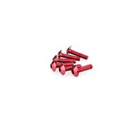 Puig: Blister 6 viti panciuto M5 x 20 mm. rosso