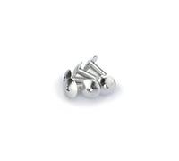 Puig: Blister 6 viti panciuto M6 x 15 mm. argento