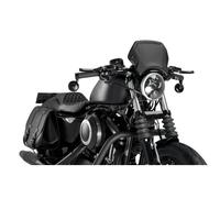 PUIG CARENATURA FRONTALE IN ALLUMINIO PER HARLEY D. SPORTSTER 883 IRON 09-12 NER