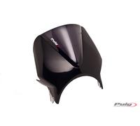 PUIG Cupola parabrezza Vision con alloggiamento nero 330x310mm
