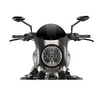 Puig Cupolini Semicarenati Retro in Nero 9253H per R Nine T Scrambler 16'-19'
