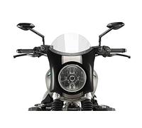 PUIG CUPOLINO SEMICARENATO PER BMW R NINE T SCRAMBLER 16-20 TRASPARENTE-CARBON