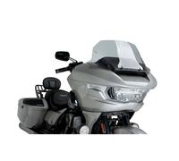 Puig 22108H Cupolino High-Road Touring - Protezione Aerodinamica e Design Elegante per Harley Davidson Road Glide FLTRX 2024, Fumè chiaro