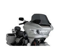 Puig 22108F Cupolino High-Road Touring - Protezione Aerodinamica e Design Elegante per Harley Davidson Road Glide FLTRX 2024, Fumè scuro