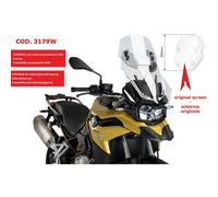 PUIG CUPOLINO REGOLABILE PER BMW F850 GS ADVENTURE 19-23 TRASPARENTE-3179W