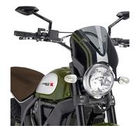 PUIG CUPOLINO RETRO DUCATI SCRAMBLER ICON 15-16 FUME CHIARO-NERO