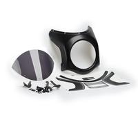 Puig Cupolino Retrò Nero Opaco Fumé Scuro Triumph Thruxton R 1200 16-19