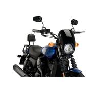 Puig Anarchy Harley Davidson Street 750 2021 Headlight Holder Argento