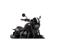 PUIG CUPOLINO SEMICARENATO ANARCHY HONDA CMX1100 DCT REBEL 25-26 NERO