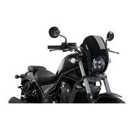 Puig Cupolino semicarenato Anarchy Supporto faro Honda CMX500 Rebel SE 2025 Argento