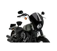 Puig Cupolino semicarenato Dark Night per Harley D. Softail Street Bob FXBB 2021 Fumè scuro 21213F