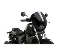 PUIG CUPOLINO SEMICARENATO DARK NIGHT PER HONDA CMX500 REBEL 20-24 FUME SCURO-21