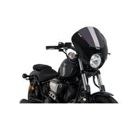PUIG CUPOLINO SEMICARENATO DARK NIGHT YAMAHA XV950/R 2014 FUME SCURO